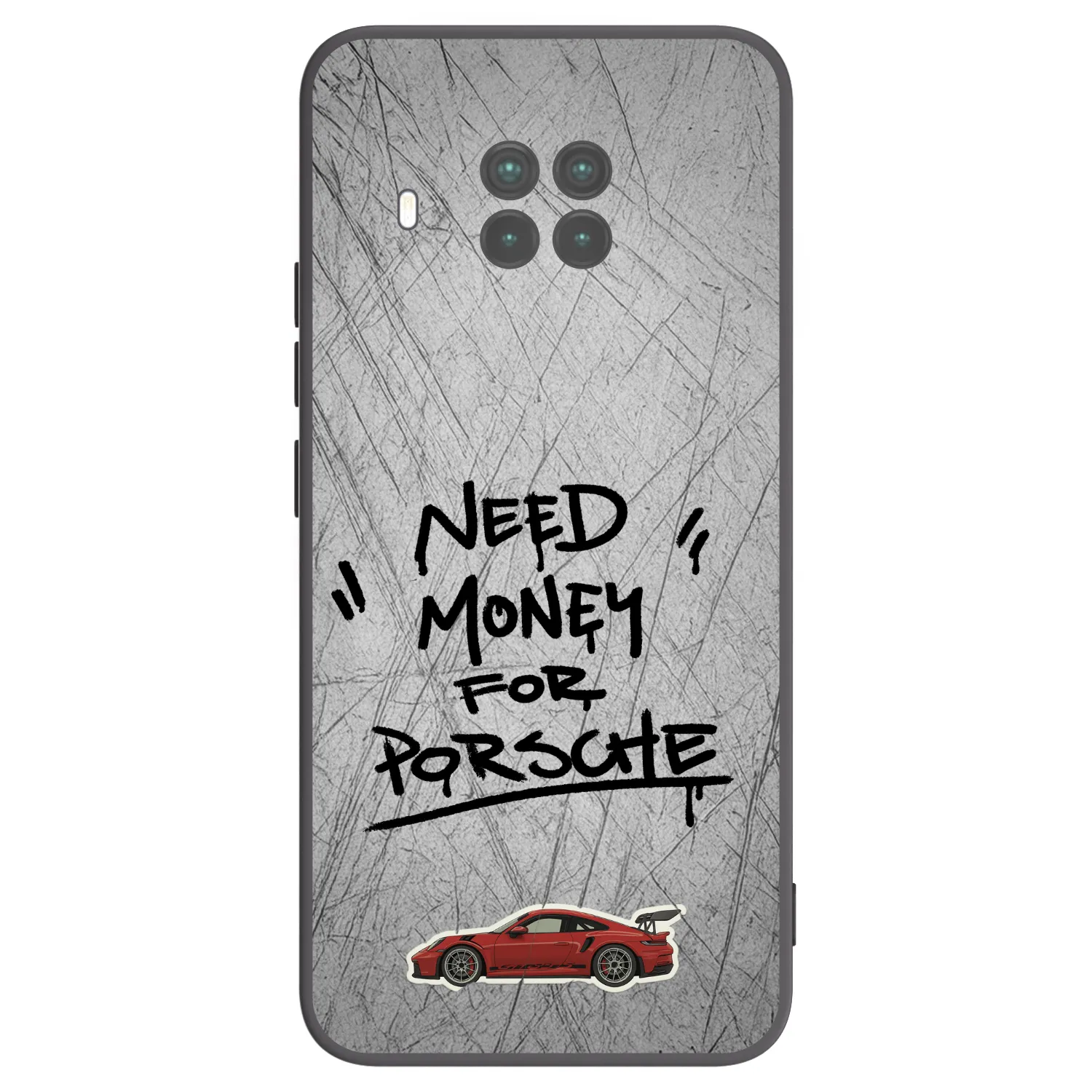 Picasee Xiaomi Mi 10T Lite Hülle - Schwarzes Silikon - Grey Drift