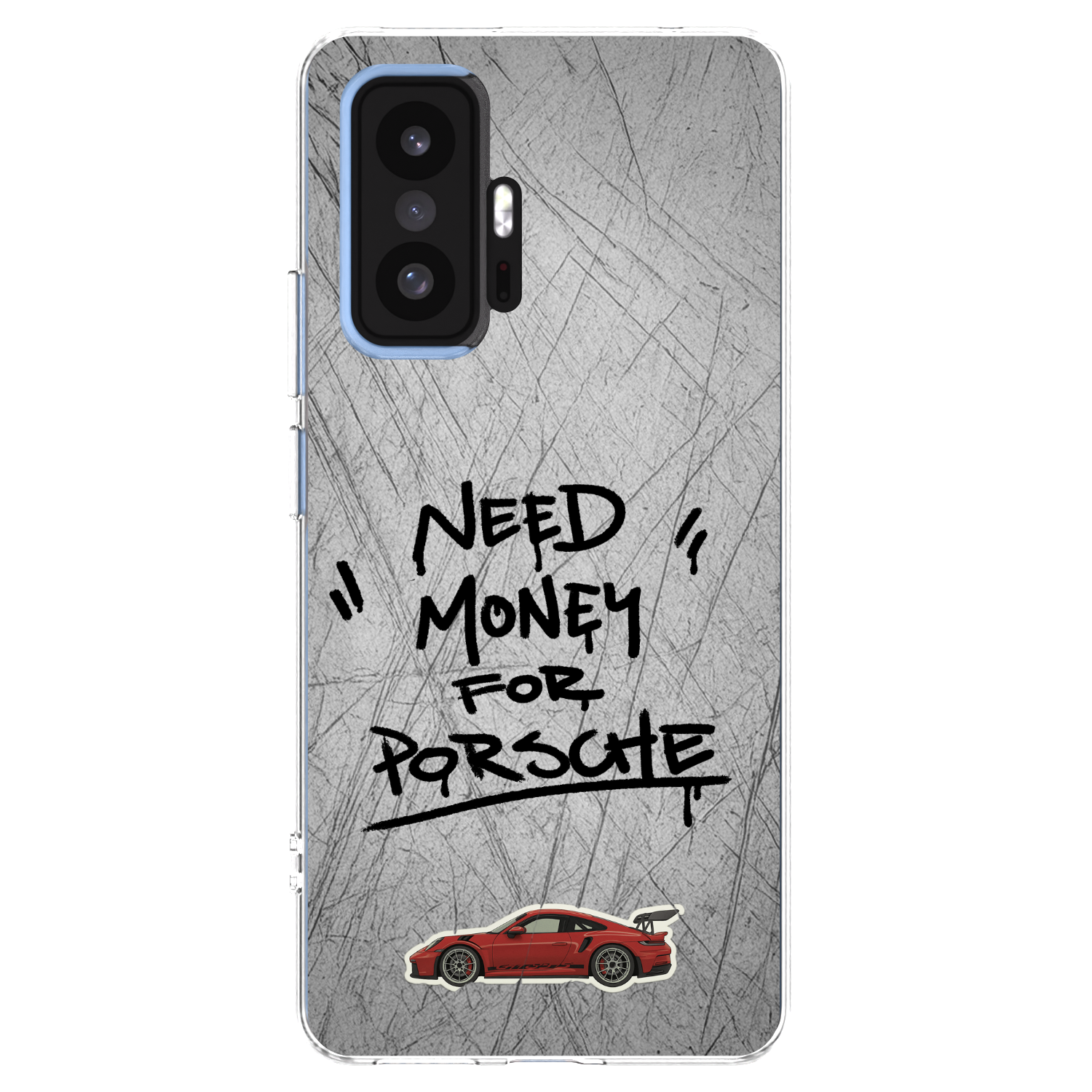 Picasee Xiaomi 11T Pro Hülle - Transparentes Silikon - Grey Drift