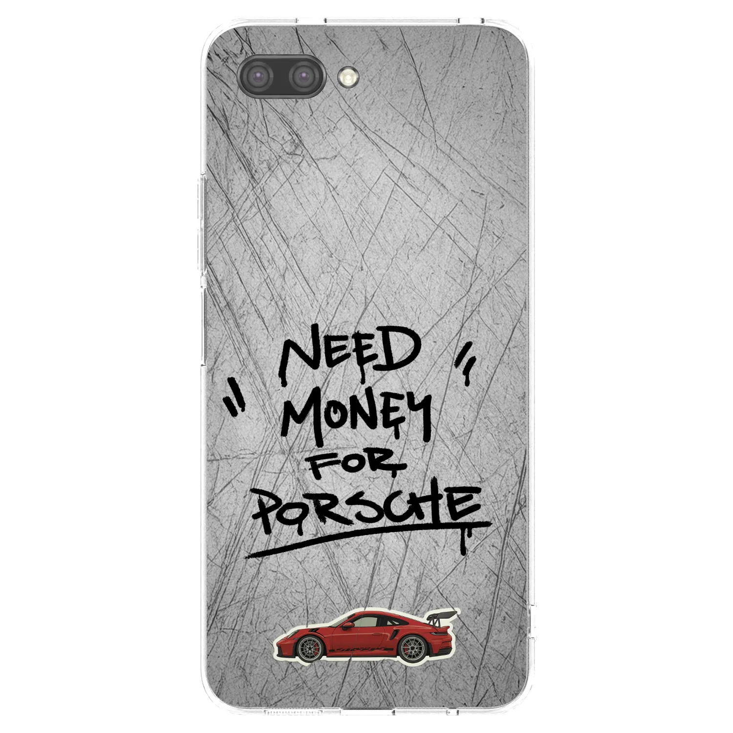 Picasee Honor 10 Hülle - Transparentes Silikon - Grey Drift