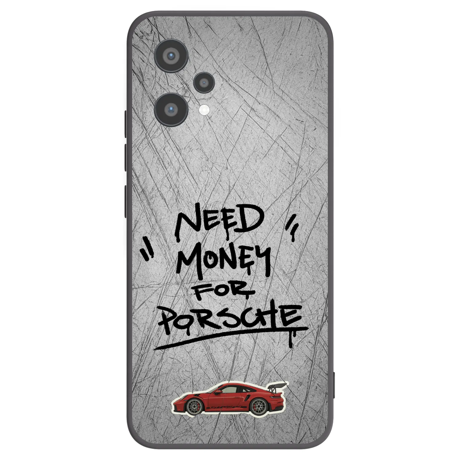 Picasee Realme 9 Pro 5G Hülle - Schwarzes Silikon - Grey Drift