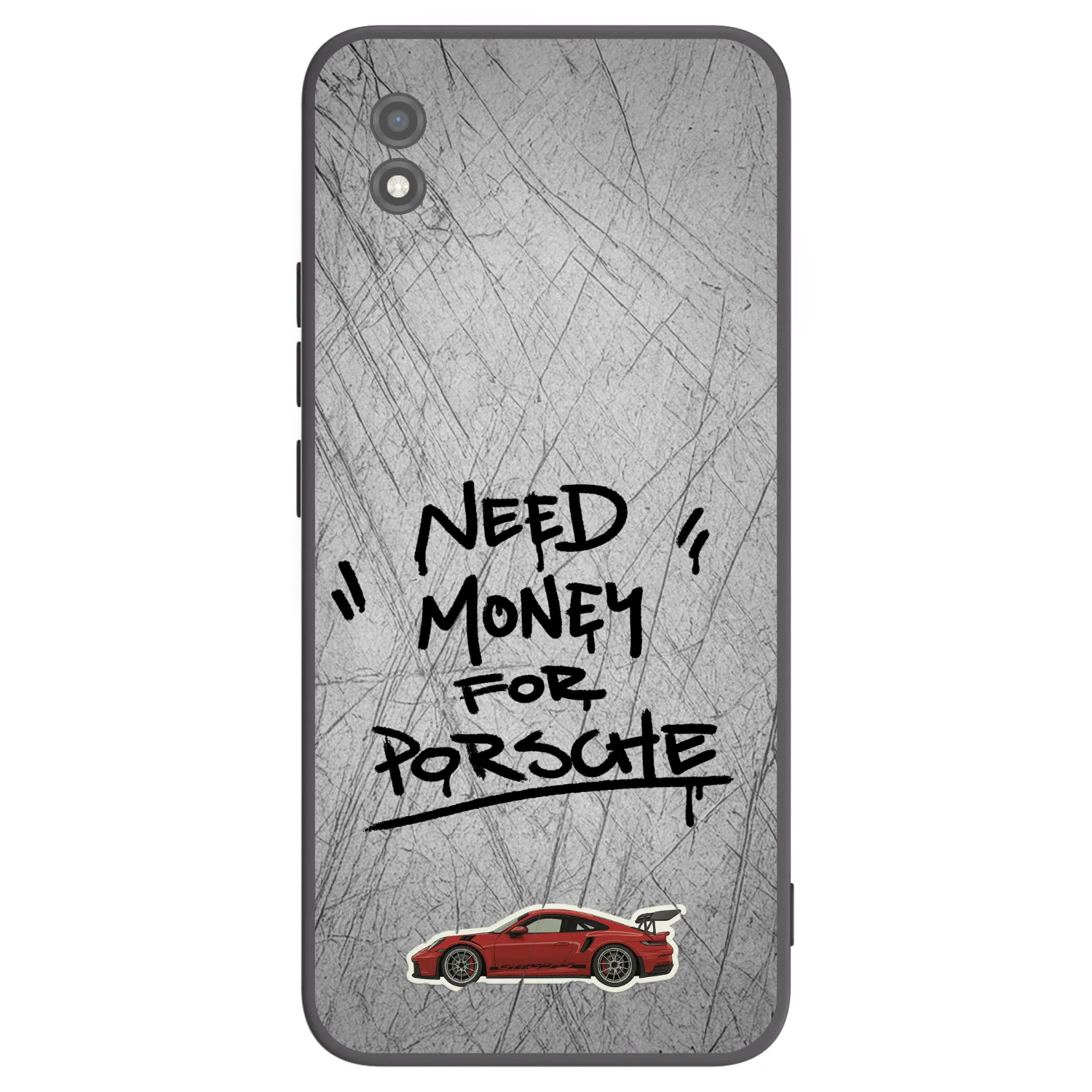 Picasee Realme C11 (2021) Hülle - Schwarzes Silikon - Grey Drift