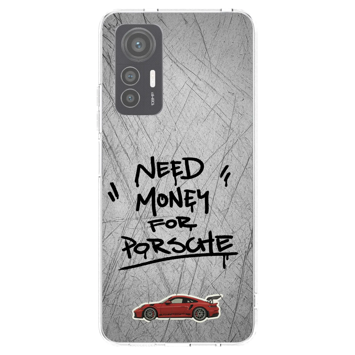 Picasee Xiaomi 12 Lite Hülle - Transparentes Silikon - Grey Drift