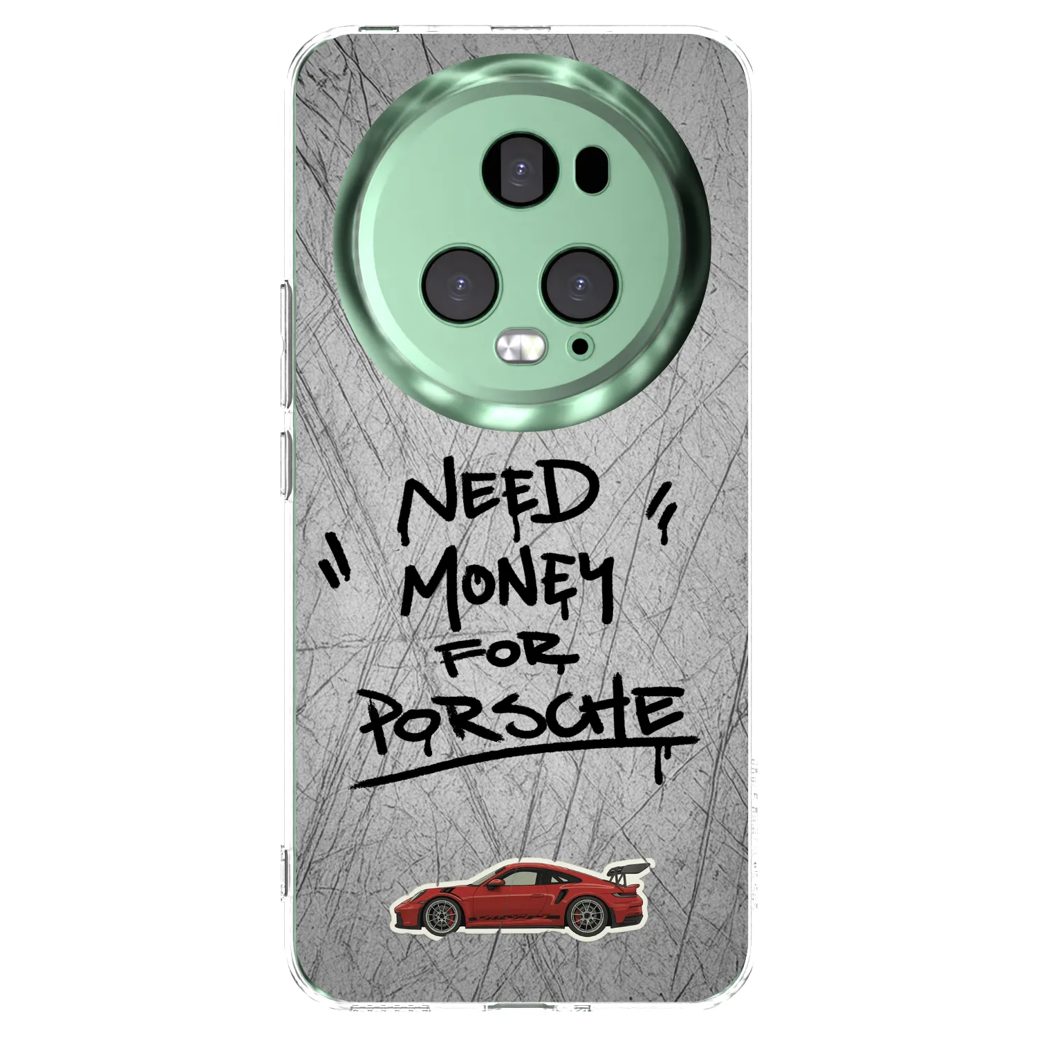 Picasee Honor Magic5 Pro Hülle - Transparentes Silikon - Grey Drift