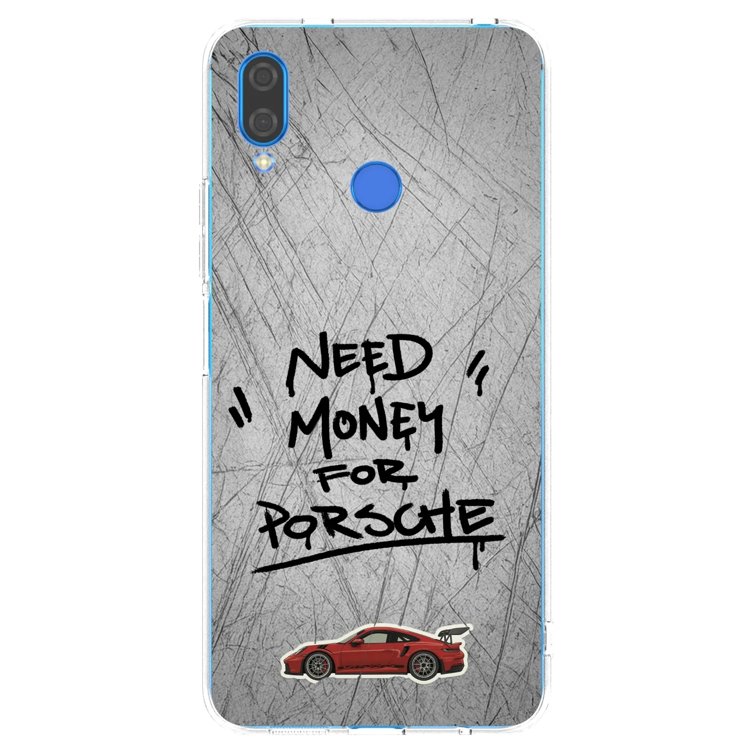 Picasee Huawei Nova 3 Hülle - Transparentes Silikon - Grey Drift