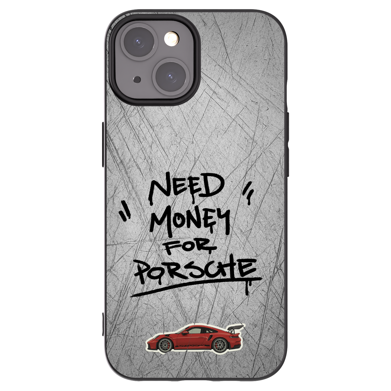 Picasee Apple iPhone 15 Hülle - Schwarzes Silikon - Grey Drift