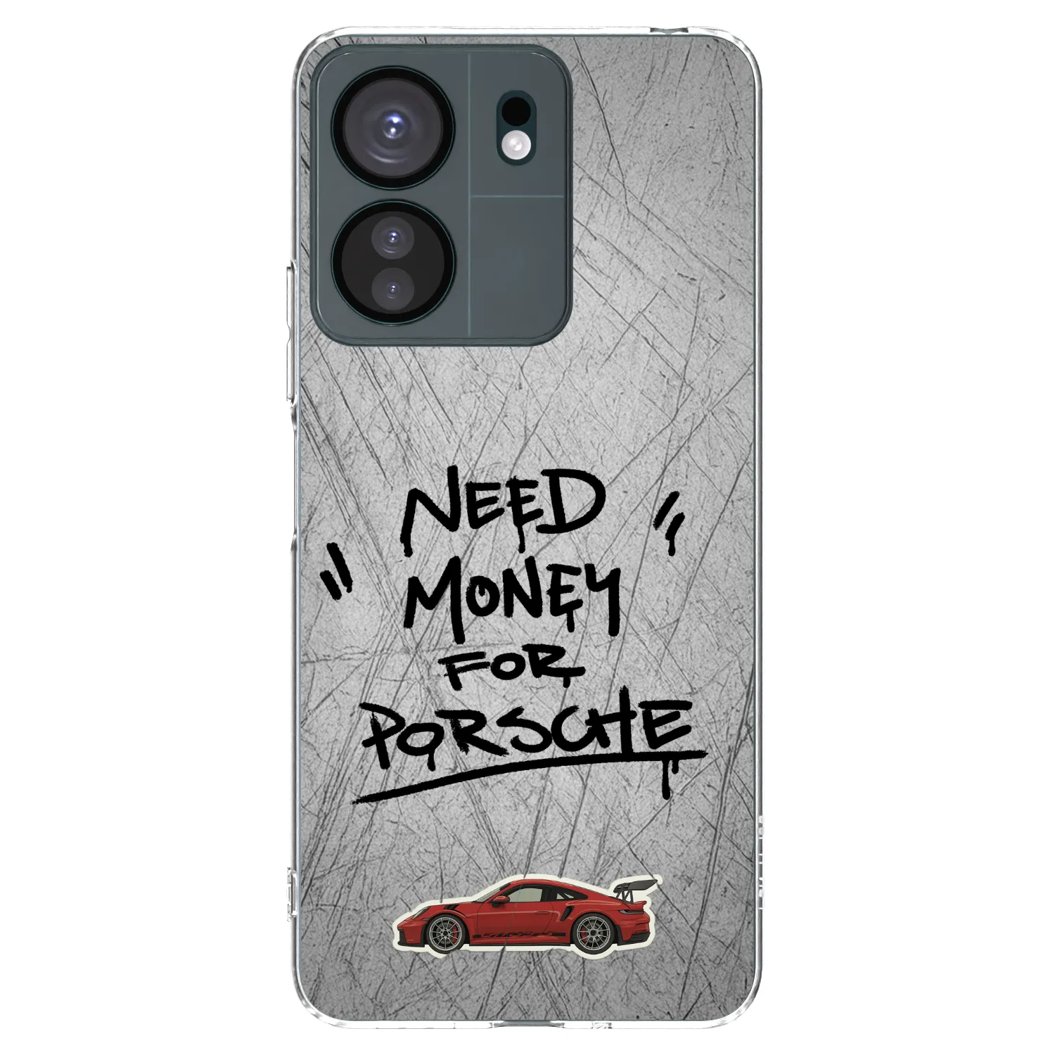 Picasee Xiaomi Redmi 13C 4G Hülle - Transparentes Silikon - Grey Drift
