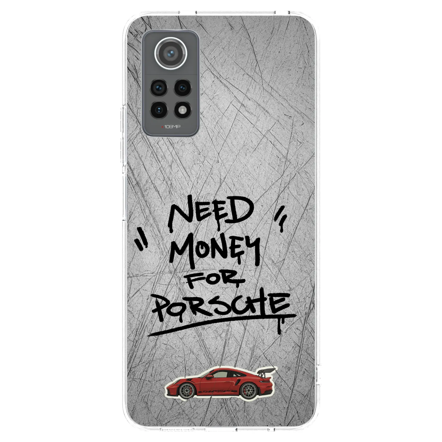 Picasee Xiaomi Redmi Note 12 Pro 4G Hülle - Transparentes Silikon - Grey Drift