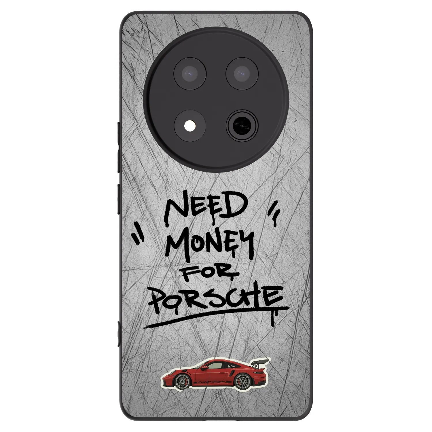 Picasee Honor Magic7 Lite 5G Hülle - Schwarzes Silikon - Grey Drift