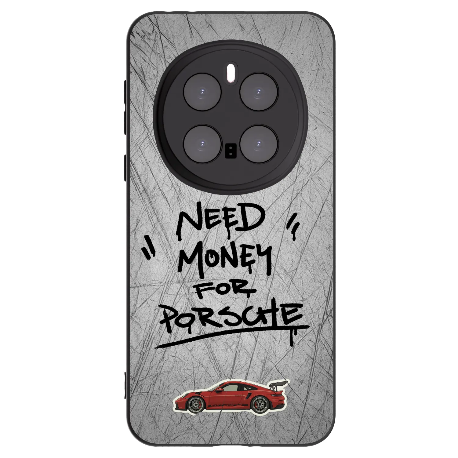 Picasee Honor Magic7 Pro 5G Hülle - Schwarzes Silikon - Grey Drift