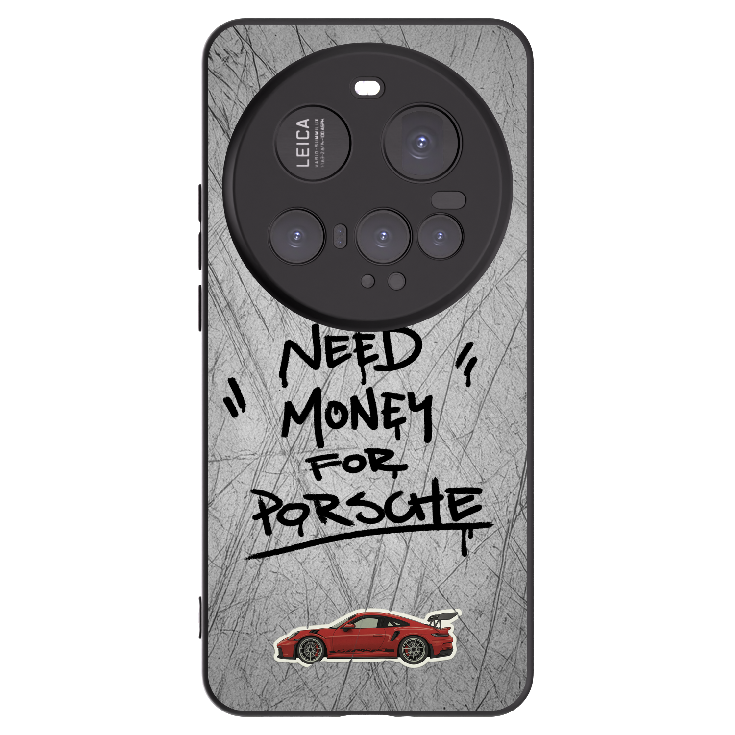 Picasee Xiaomi 15 Ultra Hülle - Schwarzes Silikon - Grey Drift