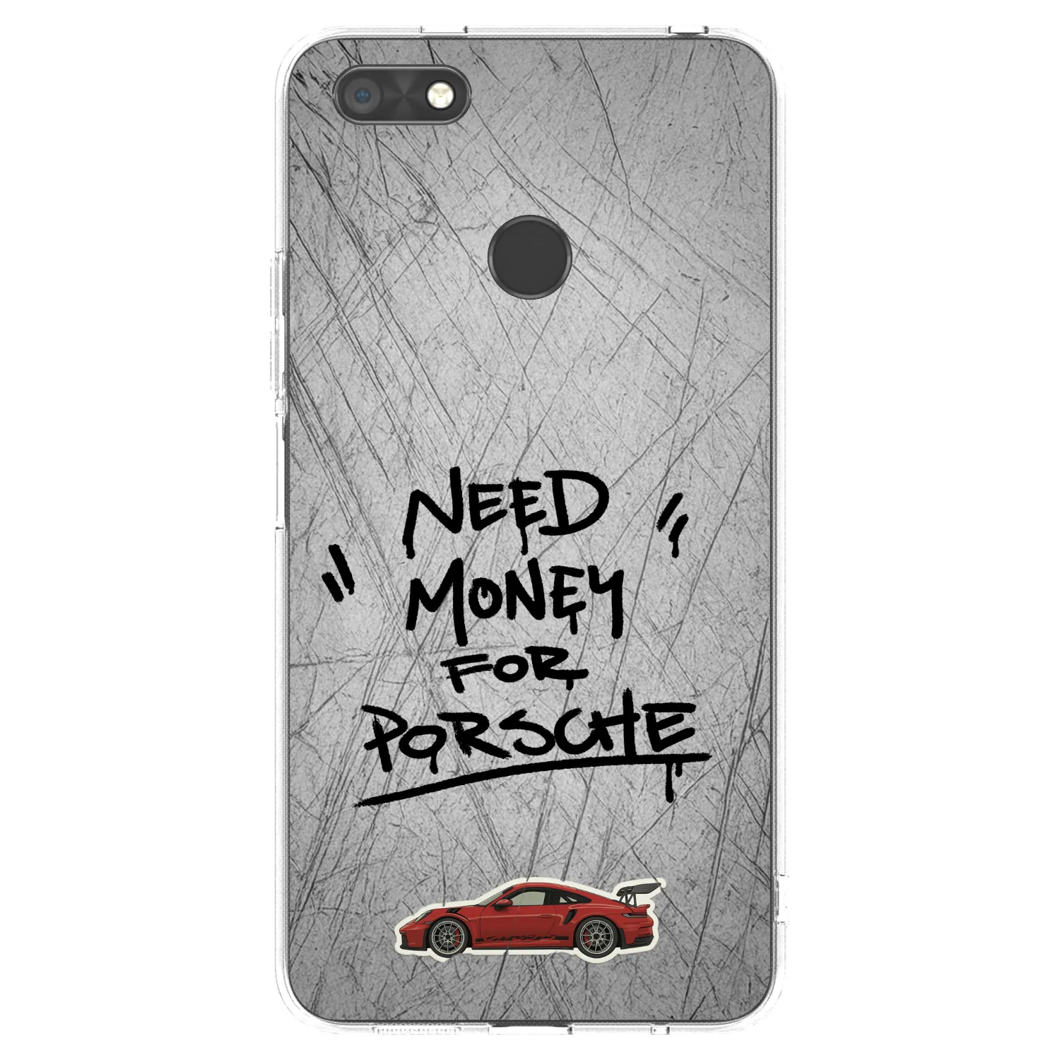 Picasee Huawei P9 Lite Mini Hülle - Transparentes Silikon - Grey Drift