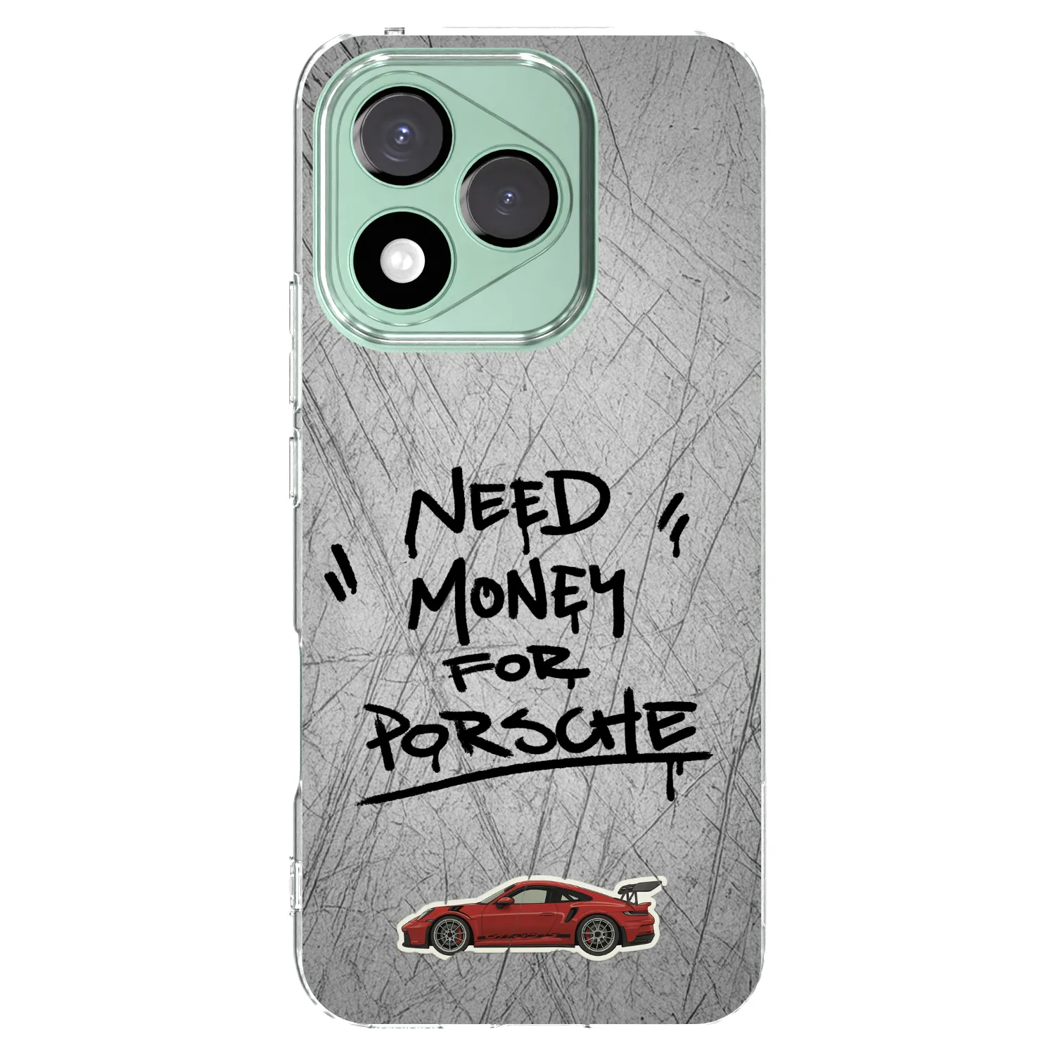 Picasee Honor 400 Lite 5G Hülle - Transparentes Silikon - Grey Drift