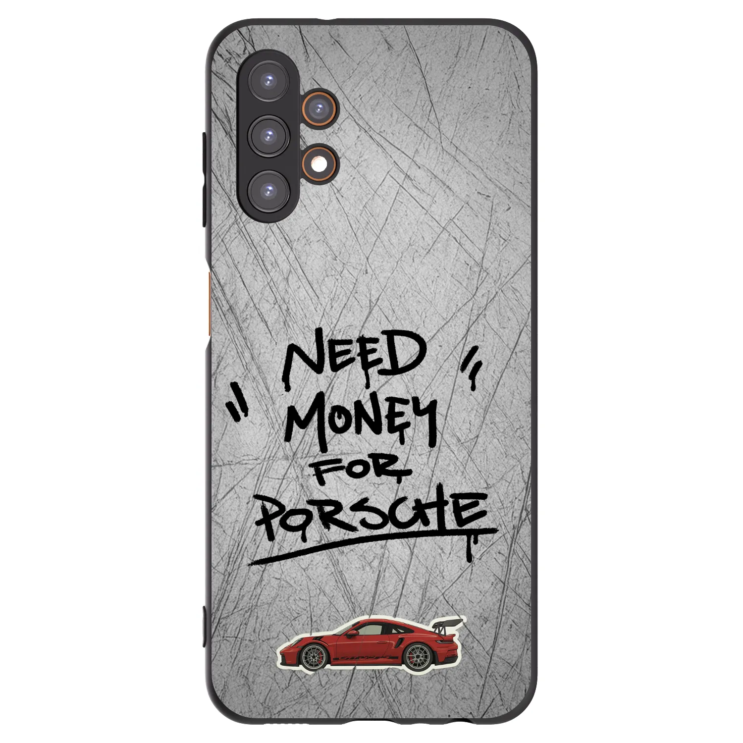 Picasee Samsung Galaxy A13 5G Hülle - Schwarzes Silikon - Grey Drift