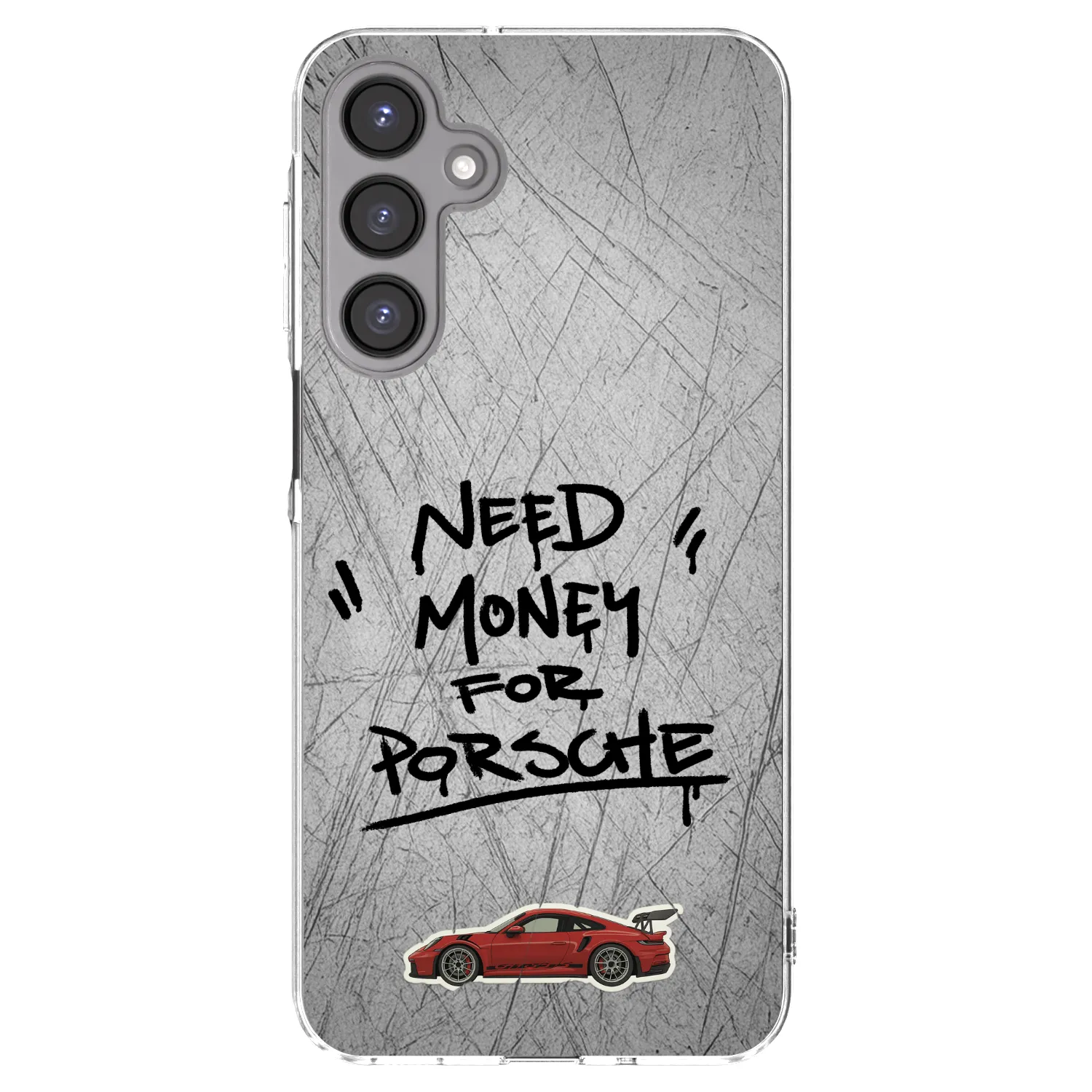 Picasee Samsung Galaxy A16 4G Hülle - Transparentes Silikon - Grey Drift