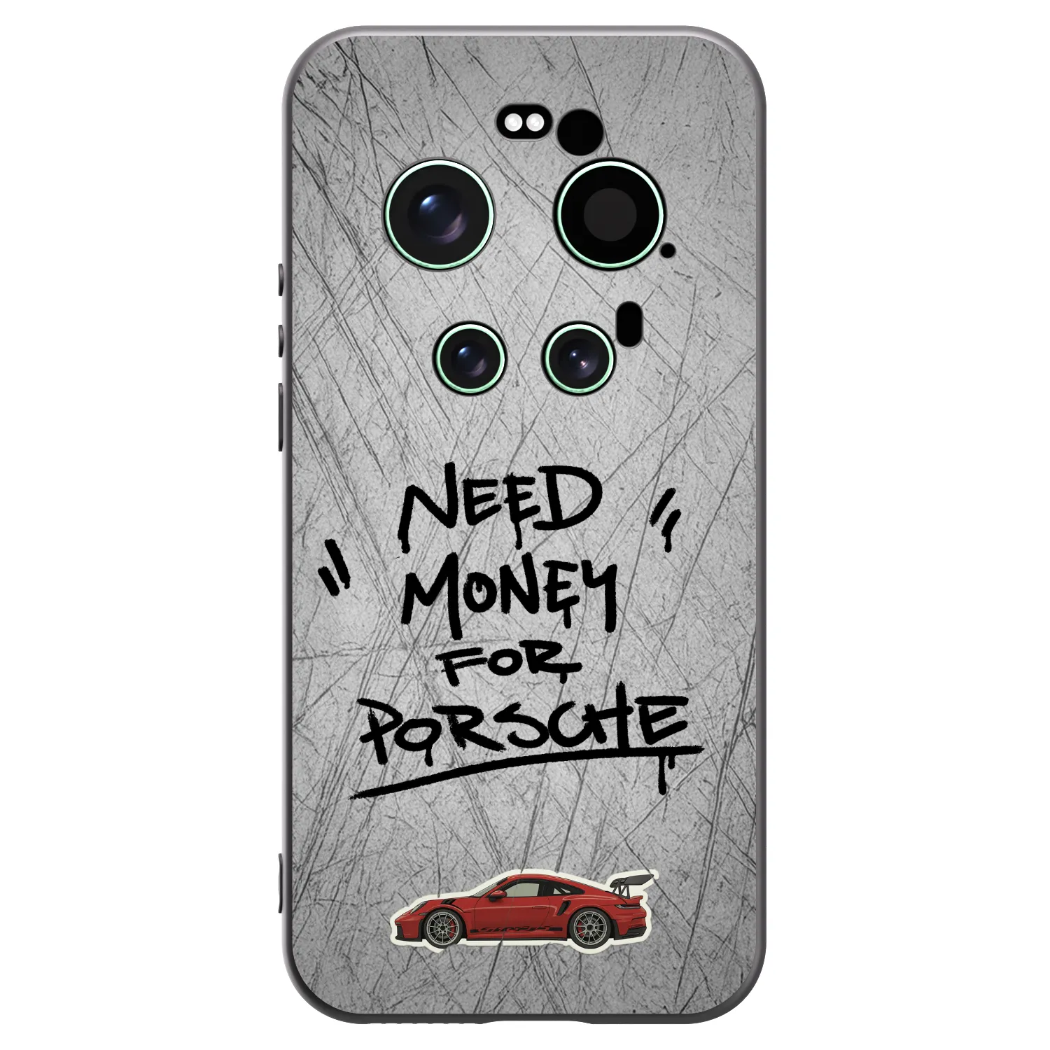 Picasee Xiaomi 17 Ultra Hülle - Schwarzes Silikon - Grey Drift