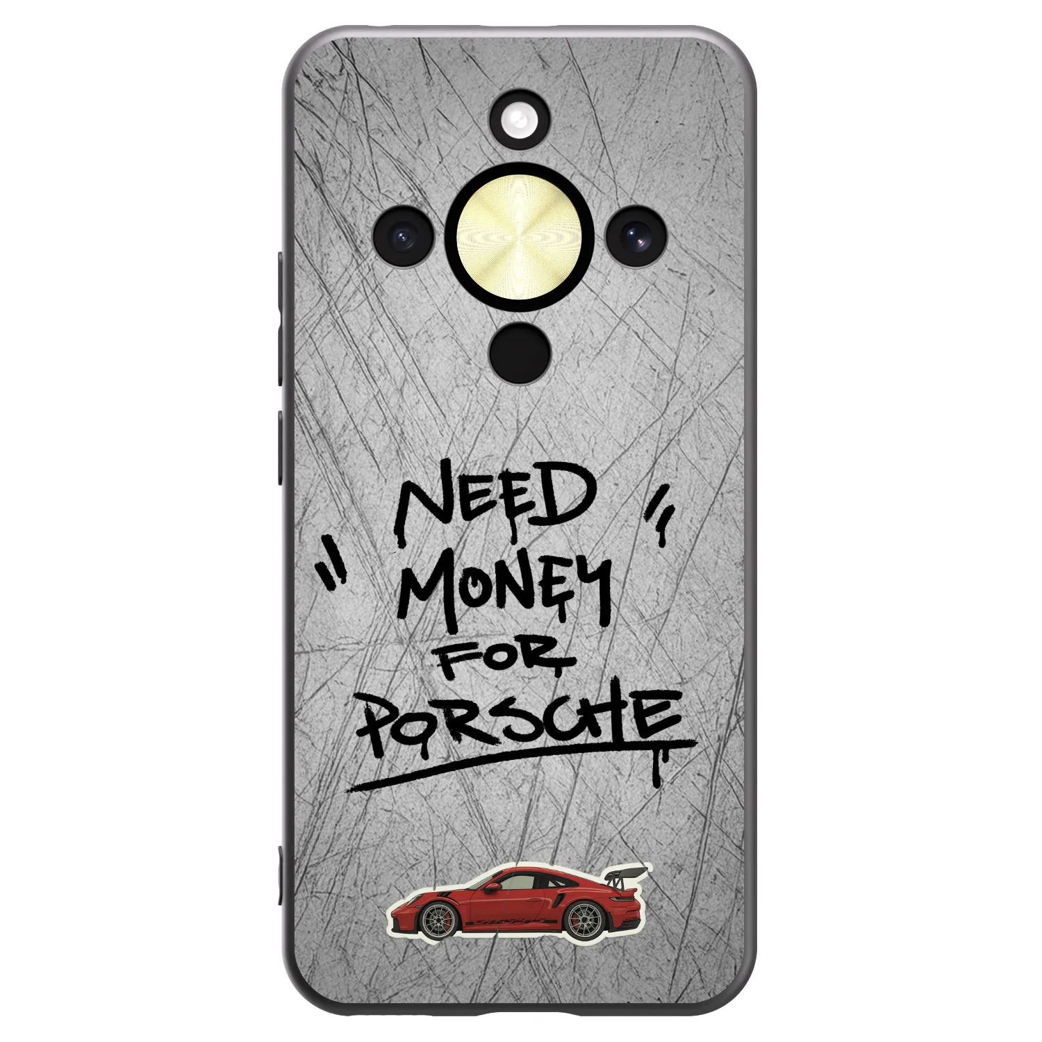 Picasee Honor Magic8 Lite 5G Hülle - Schwarzes Silikon - Grey Drift