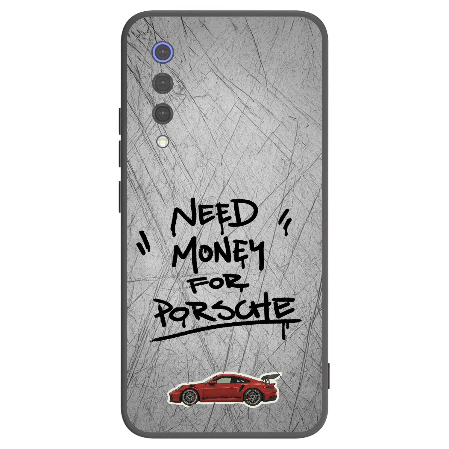 Picasee Xiaomi Mi 9 SE Hülle - Schwarzes Silikon - Grey Drift