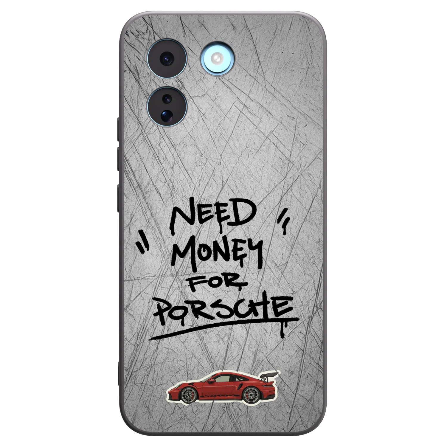 Picasee Xiaomi Redmi Note 17 Pro MAX 5G Hülle - Schwarzes Silikon - Grey Drift