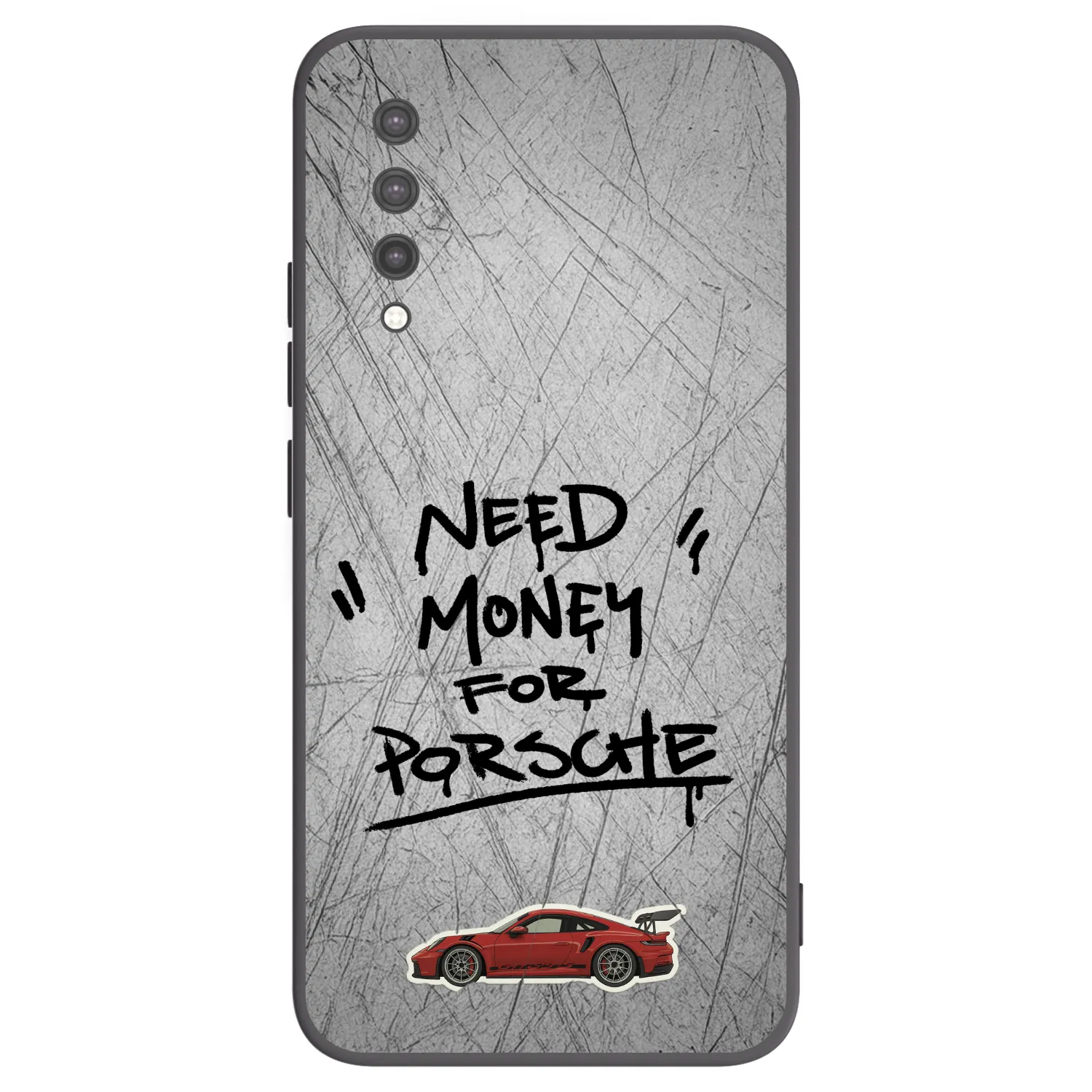 Picasee Xiaomi Mi 9 Lite Hülle - Schwarzes Silikon - Grey Drift