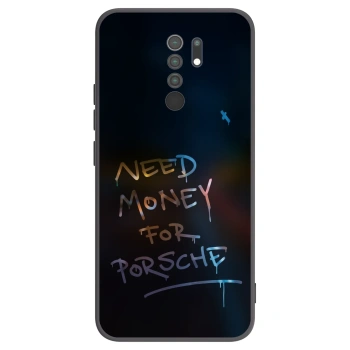 Picasee Xiaomi Redmi 9 Hülle - Schwarzes Silikon - Neon Nights