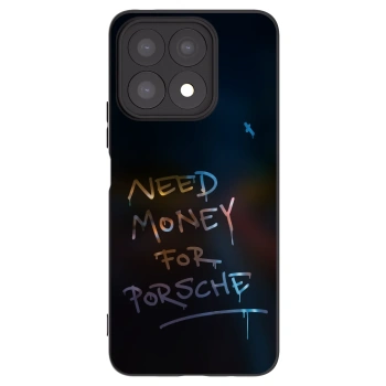 Picasee Honor X8a Hülle - Schwarzes Silikon - Neon Nights