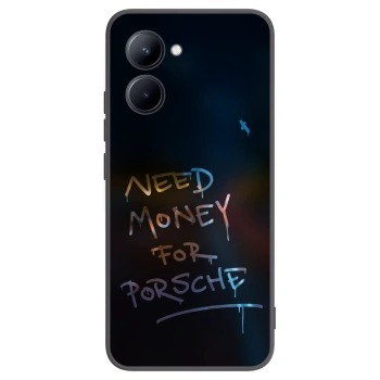 Picasee Realme C33 (2023) Hülle - Schwarzes Silikon - Neon Nights