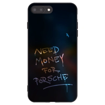 Picasee Apple iPhone 8 Plus Hülle - Schwarzes Silikon - Neon Nights