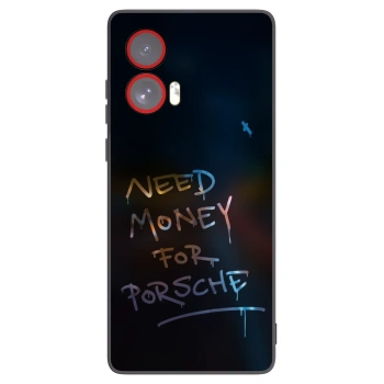 Picasee Motorola Edge 50 Fusion Hülle - Schwarzes Silikon - Neon Nights