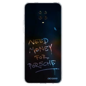 Picasee Xiaomi Redmi Note 9S Hülle - Transparentes Silikon - Neon Nights