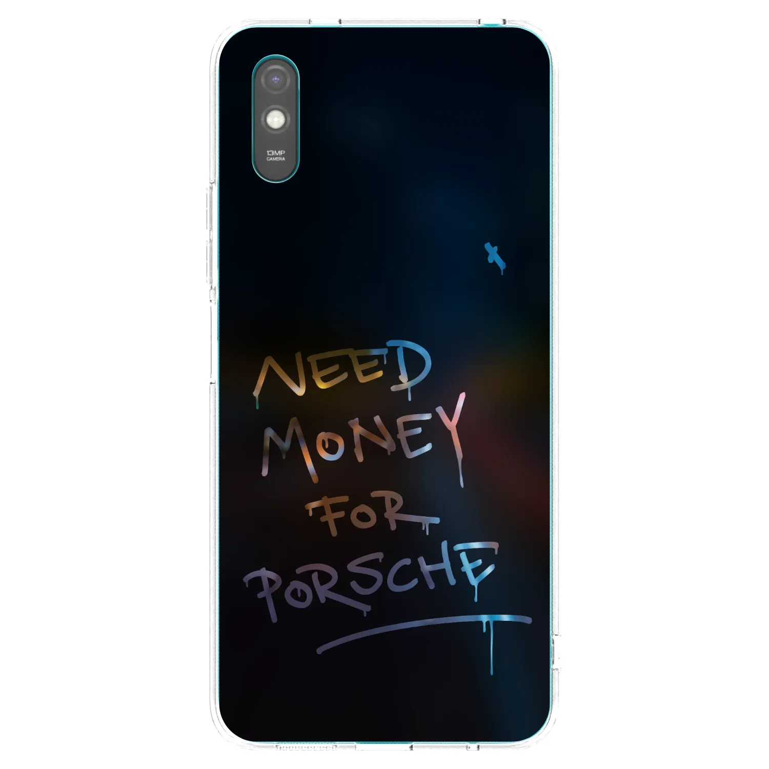 Picasee Xiaomi Redmi 9A Hülle - Transparentes Silikon - Neon Nights