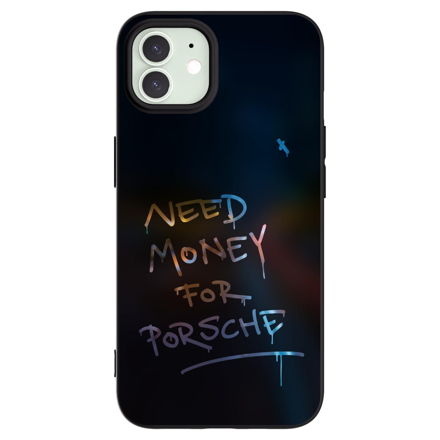 Picasee Apple iPhone 12 Pro Hülle - Schwarzes Silikon - Neon Nights