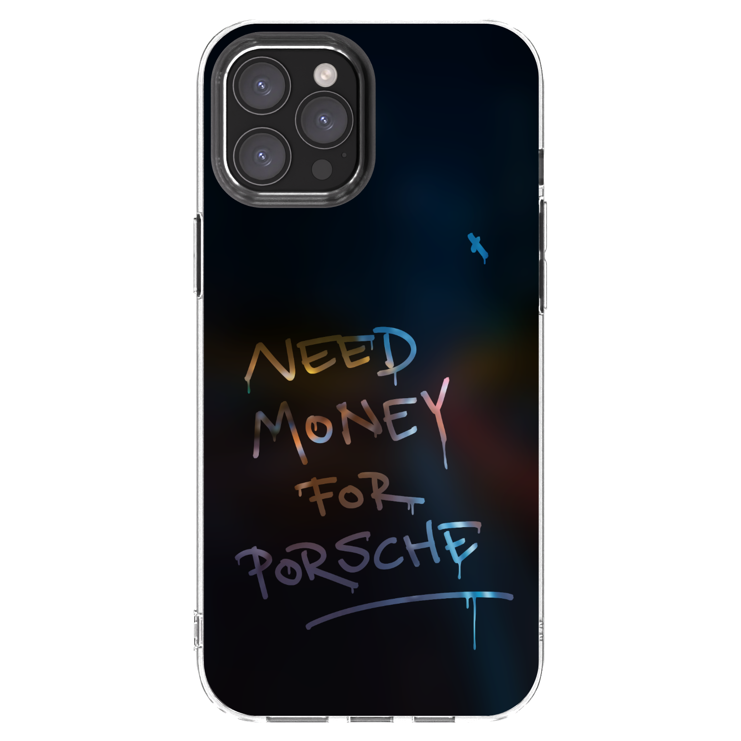 Picasee Apple iPhone 12 Pro Max Hülle - Transparentes Silikon - Neon Nights