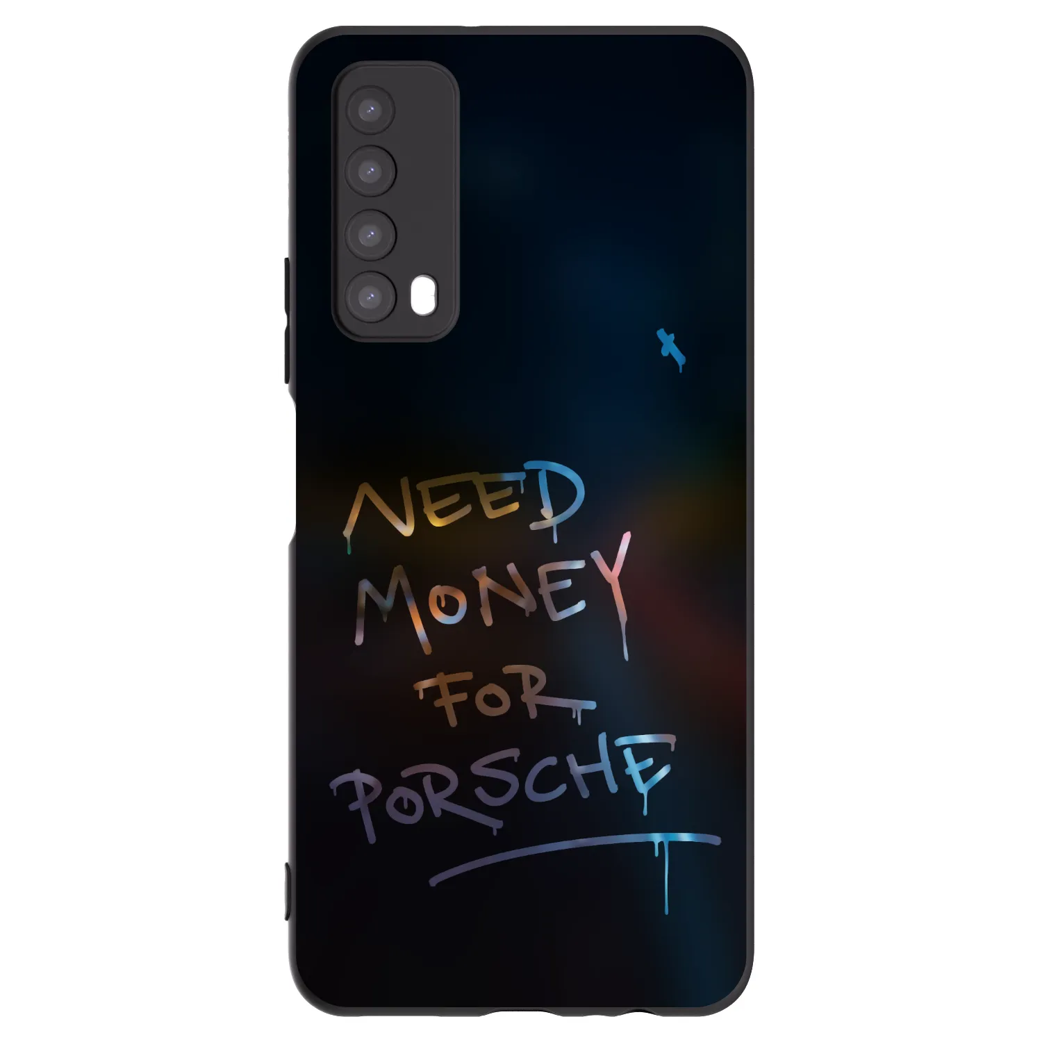 Picasee Huawei P Smart 2021 Hülle - Schwarzes Silikon - Neon Nights