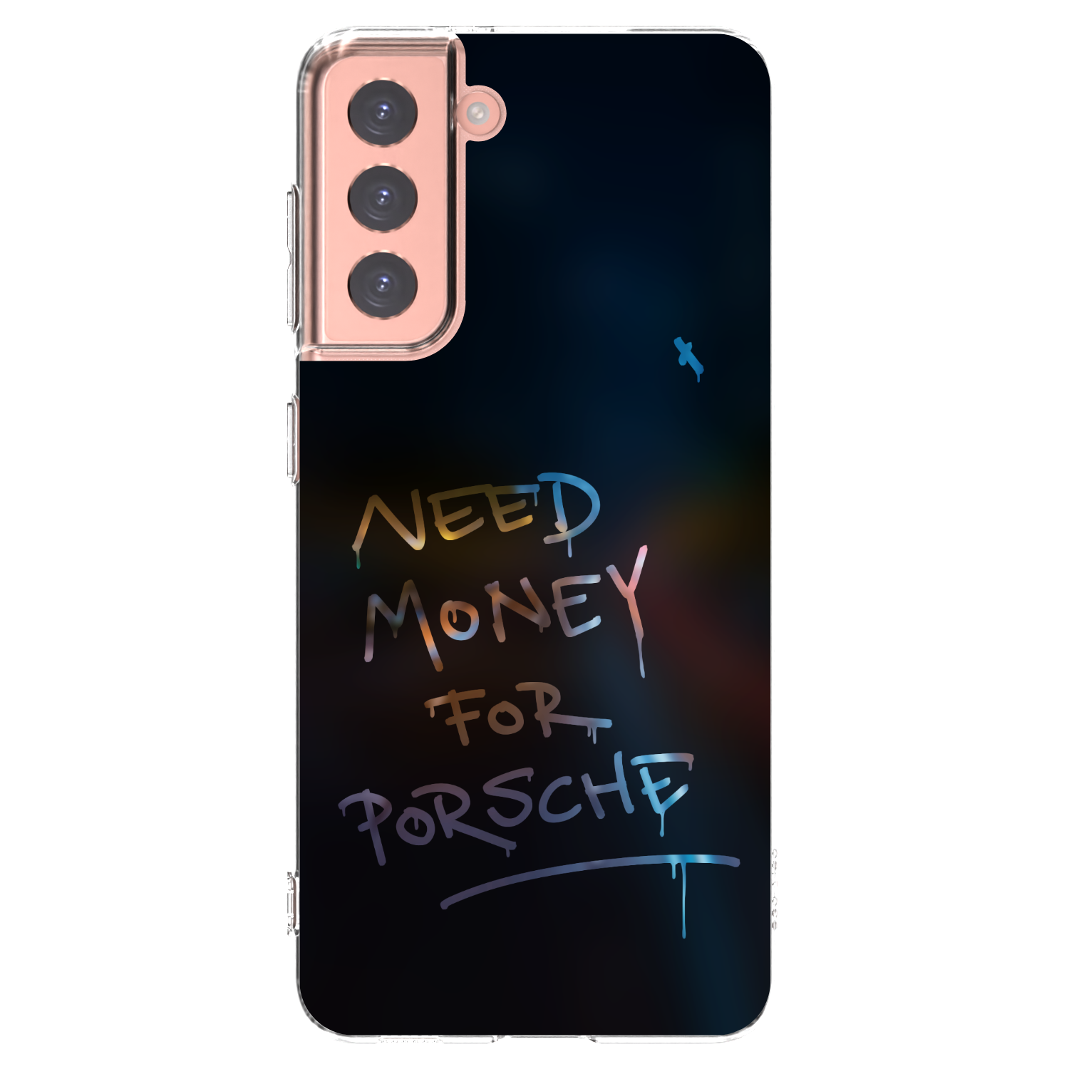 Picasee Samsung Galaxy S21 5G G991B Hülle - Transparentes Silikon - Neon Nights
