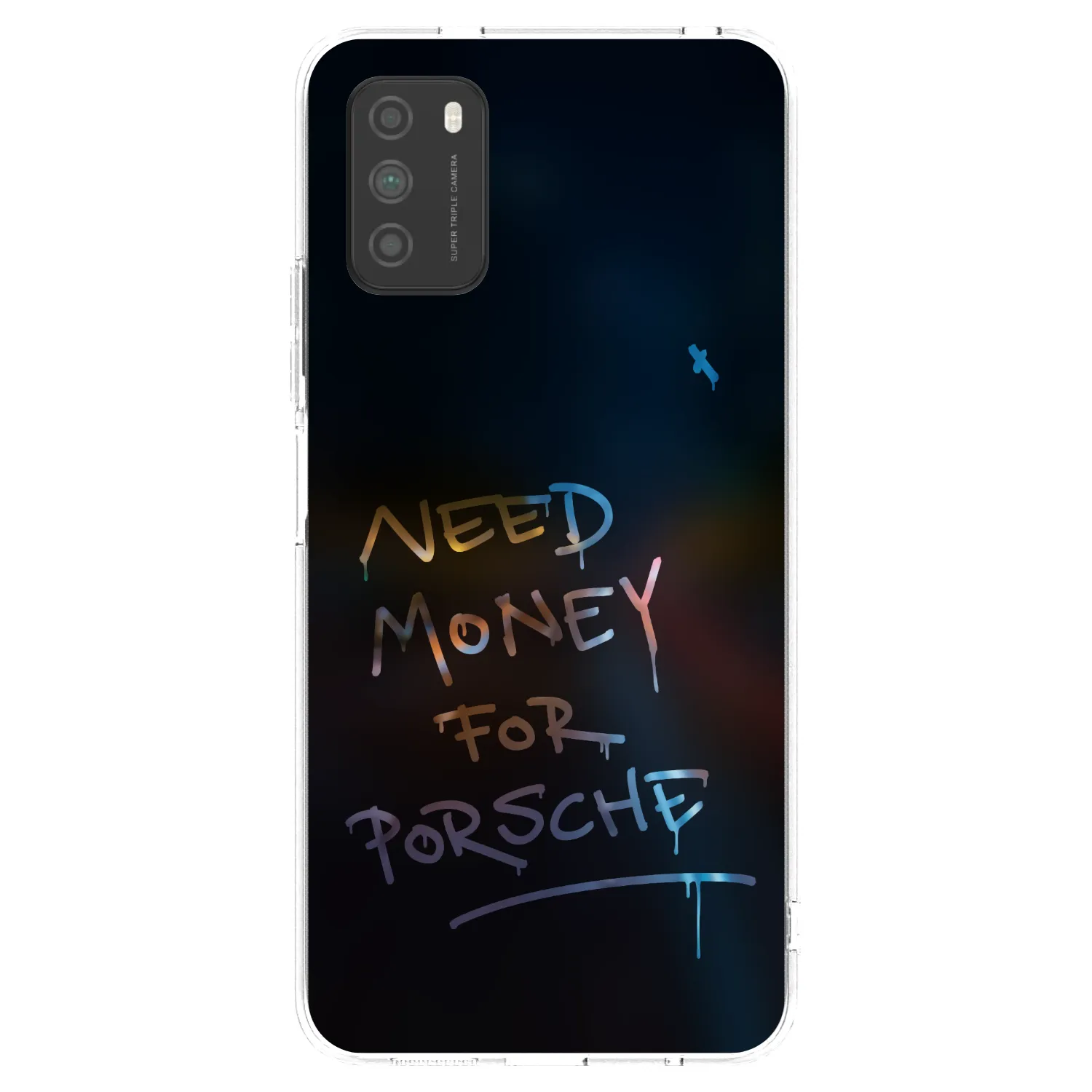 Picasee Xiaomi Poco M3 Hülle - Transparentes Silikon - Neon Nights