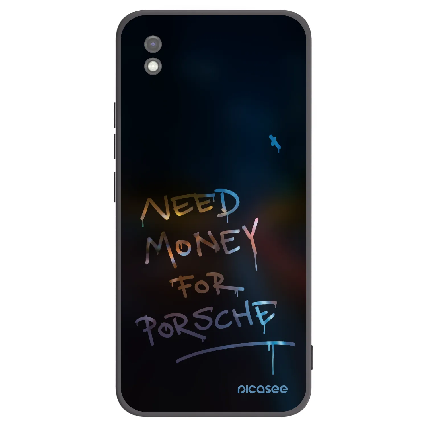 Picasee Xiaomi Redmi 9AT Hülle - Schwarzes Silikon - Neon Nights