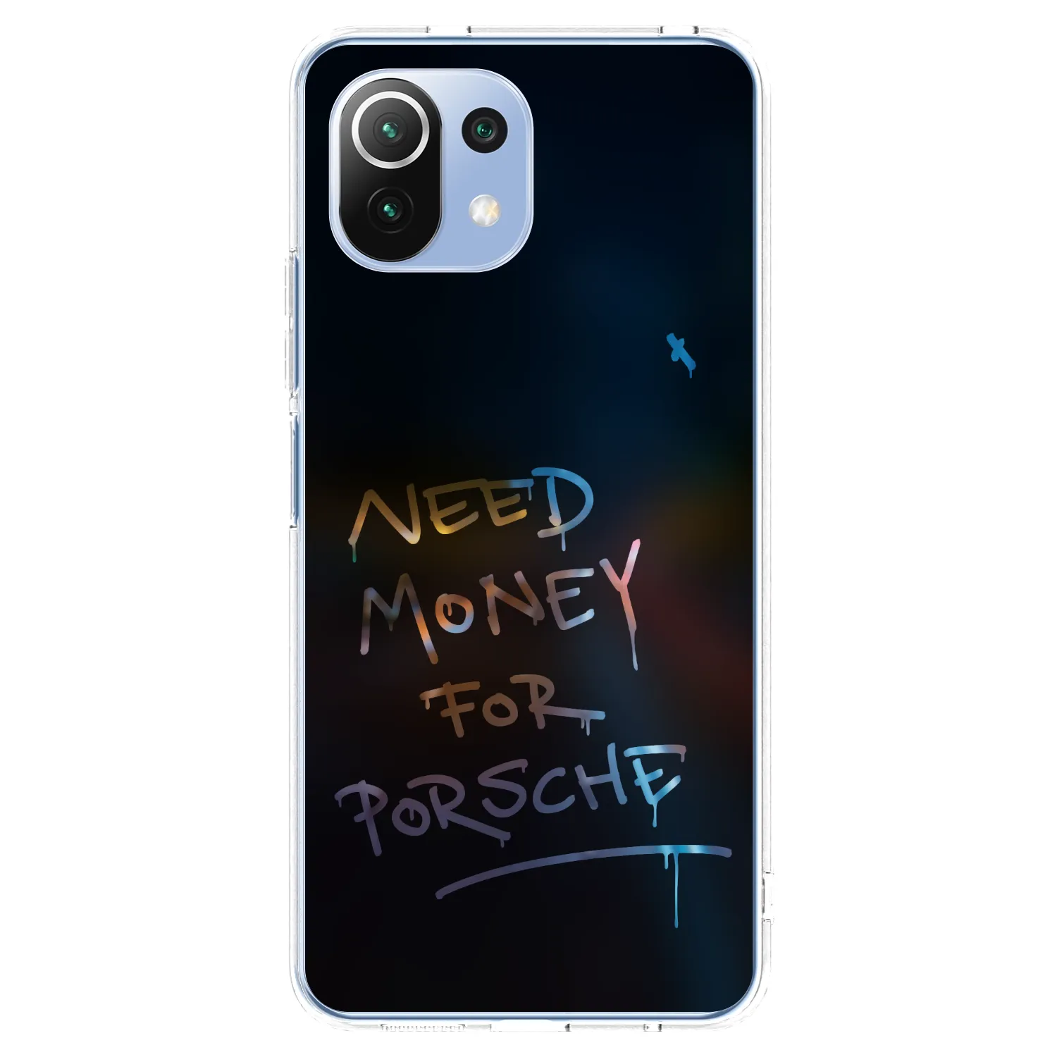 Picasee Xiaomi Mi 11 Lite Hülle - Transparentes Silikon - Neon Nights