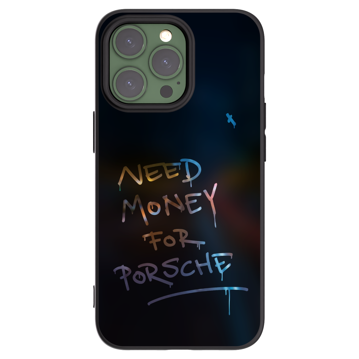 Picasee Apple iPhone 13 Pro Hülle - Schwarzes Silikon - Neon Nights
