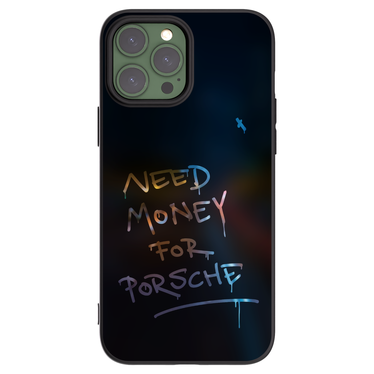 Picasee Apple iPhone 13 Pro Max Hülle - Schwarzes Silikon - Neon Nights