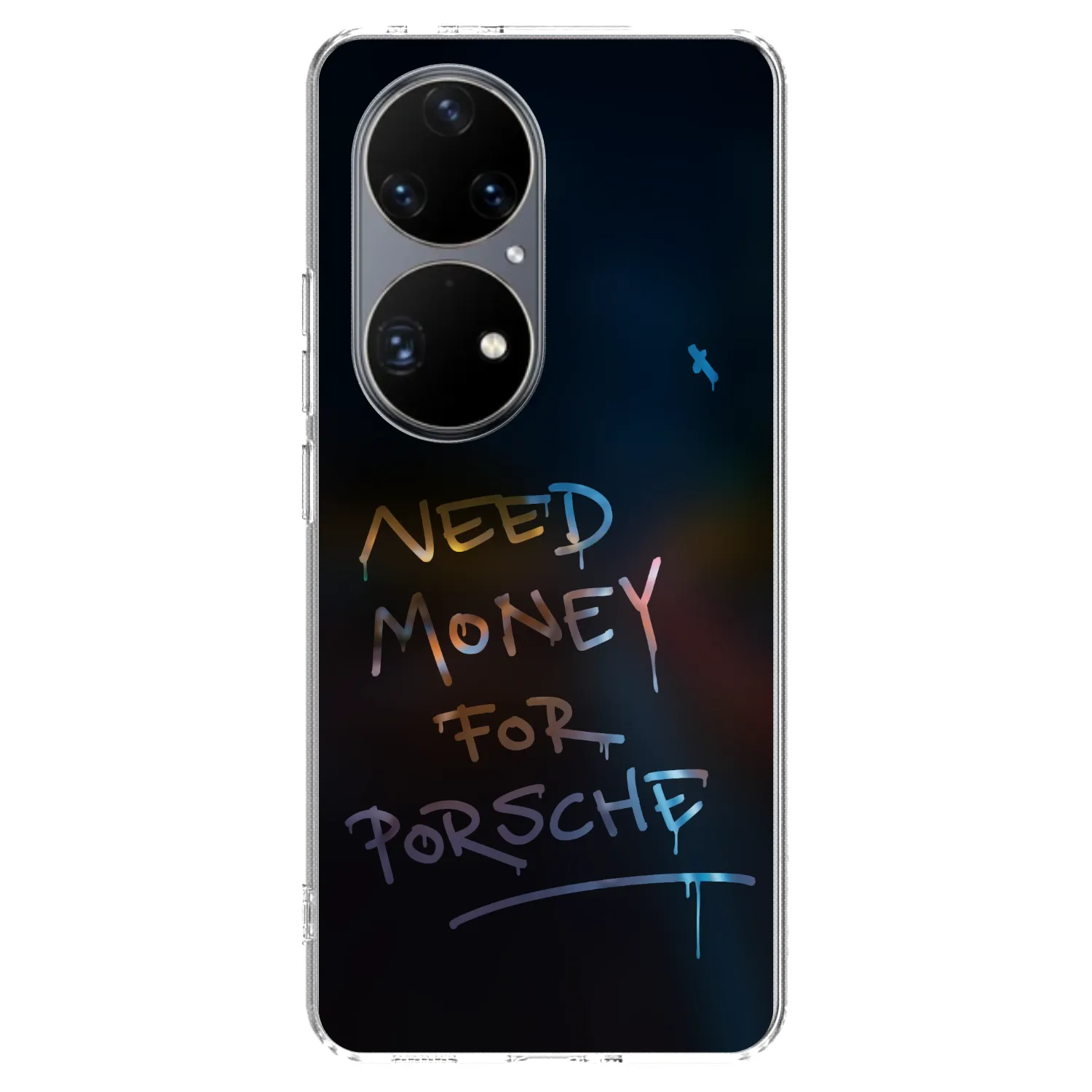 Picasee Huawei P50 Hülle - Transparentes Silikon - Neon Nights