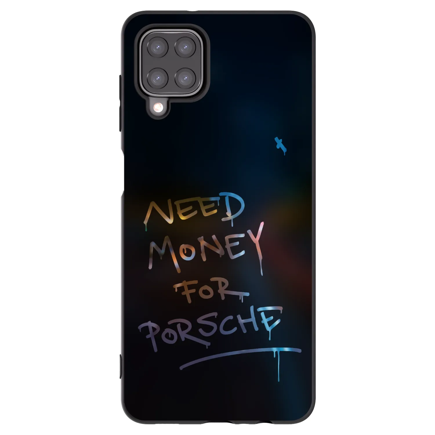 Picasee Samsung Galaxy M12 M127F Hülle - Schwarzes Silikon - Neon Nights