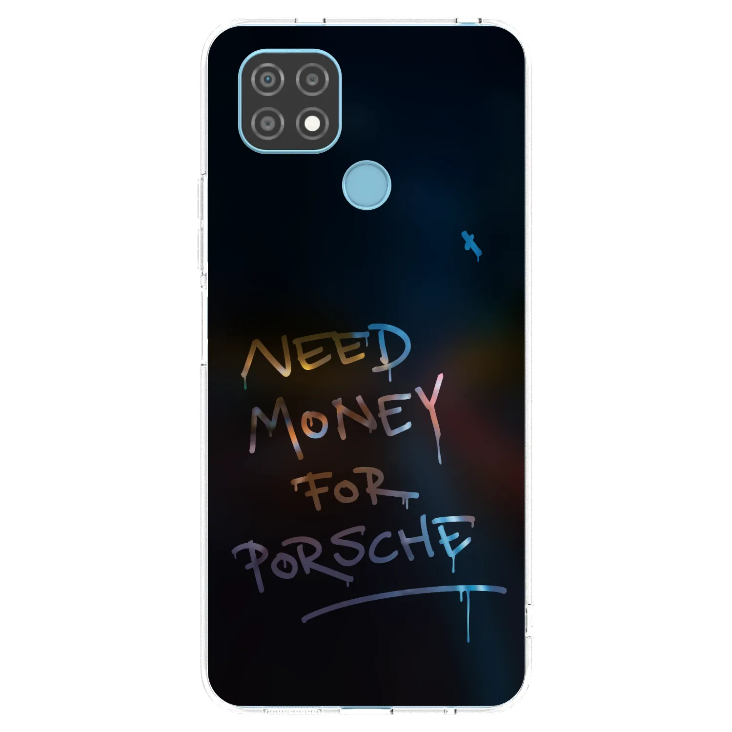 Picasee Realme C21 Hülle - Transparentes Silikon - Neon Nights