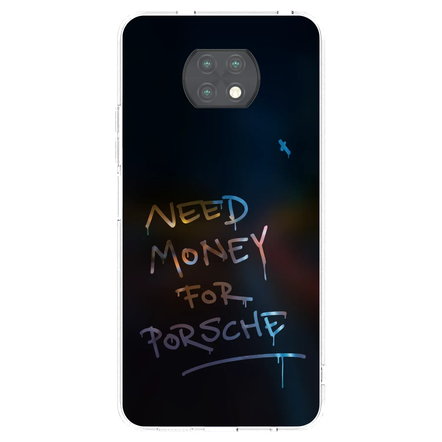 Picasee Xiaomi Redmi Note 9T Hülle - Transparentes Silikon - Neon Nights