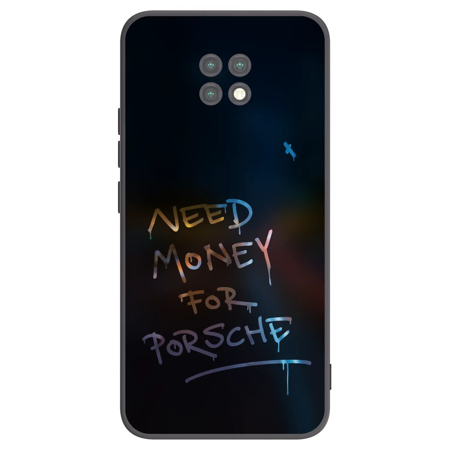Picasee Xiaomi Redmi Note 9T Hülle - Schwarzes Silikon - Neon Nights