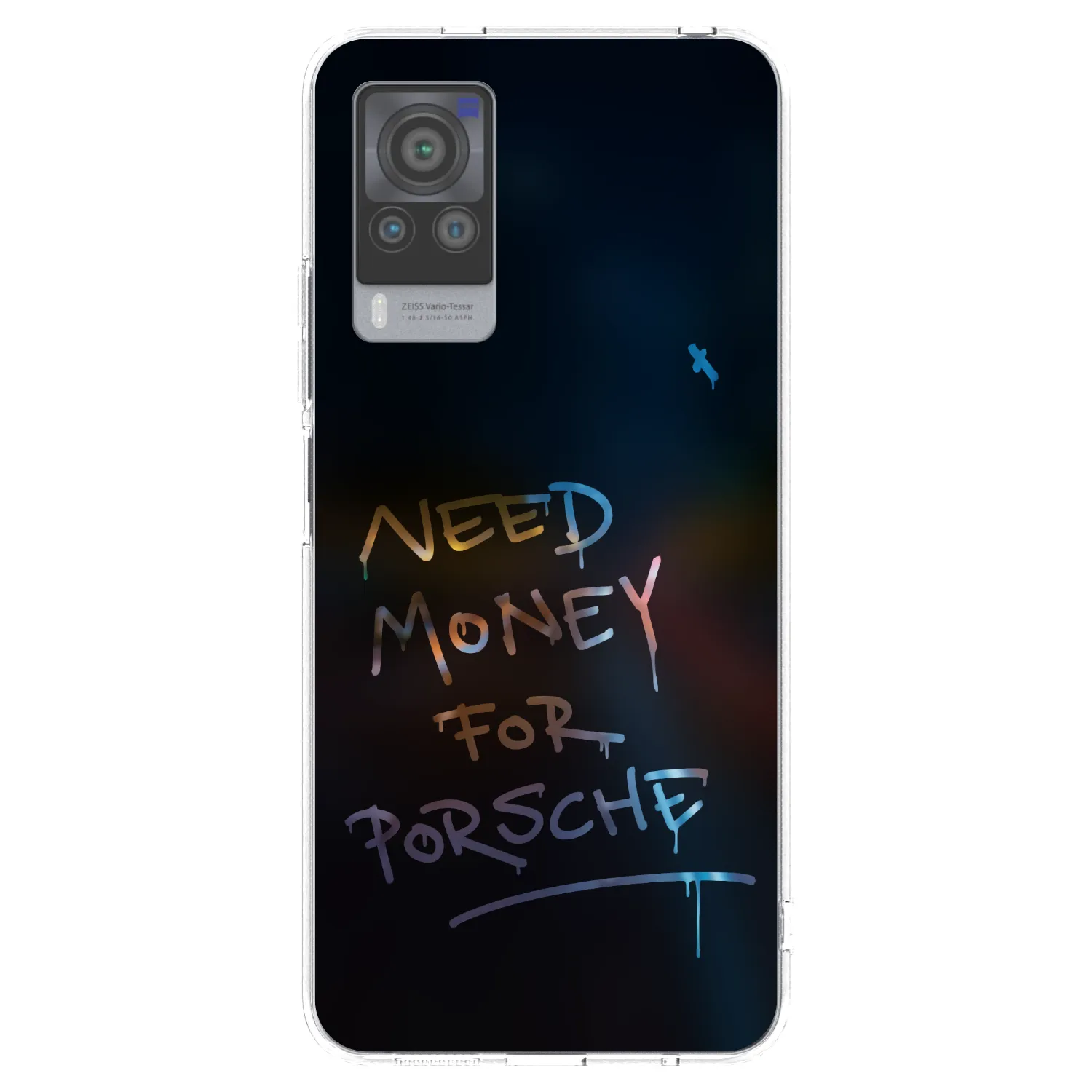 Picasee Vivo X60 Pro 5G Hülle - Transparentes Silikon - Neon Nights