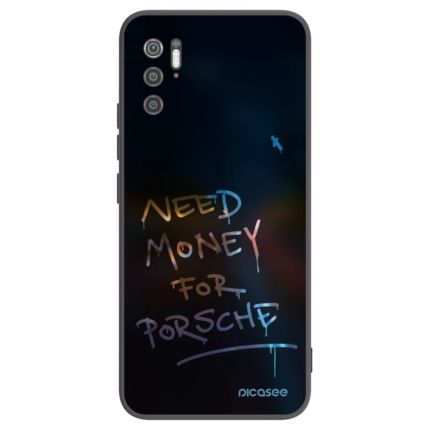 Picasee Xiaomi Poco M3 Pro 5G Hülle - Schwarzes Silikon - Neon Nights