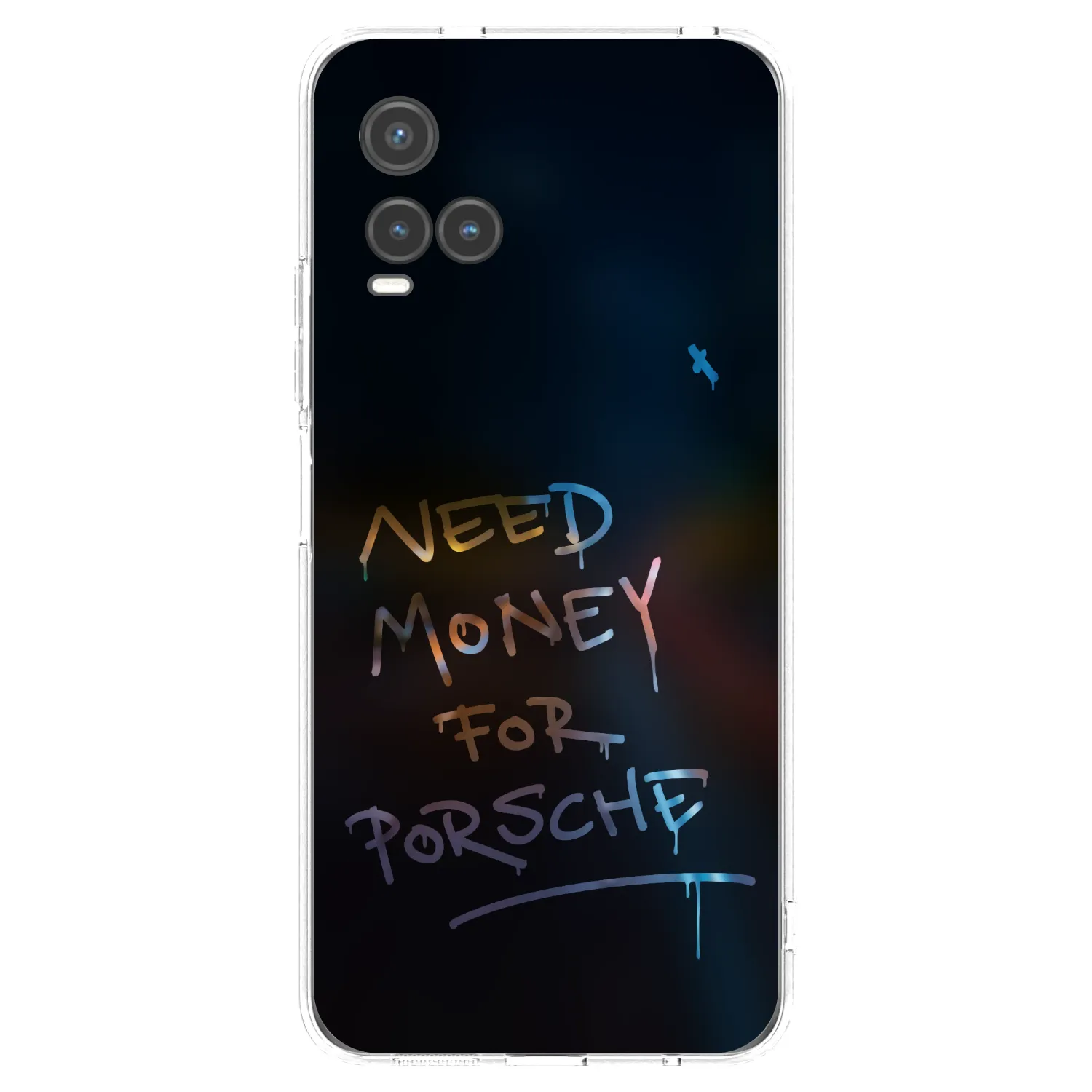 Picasee Vivo Y33s Hülle - Transparentes Silikon - Neon Nights