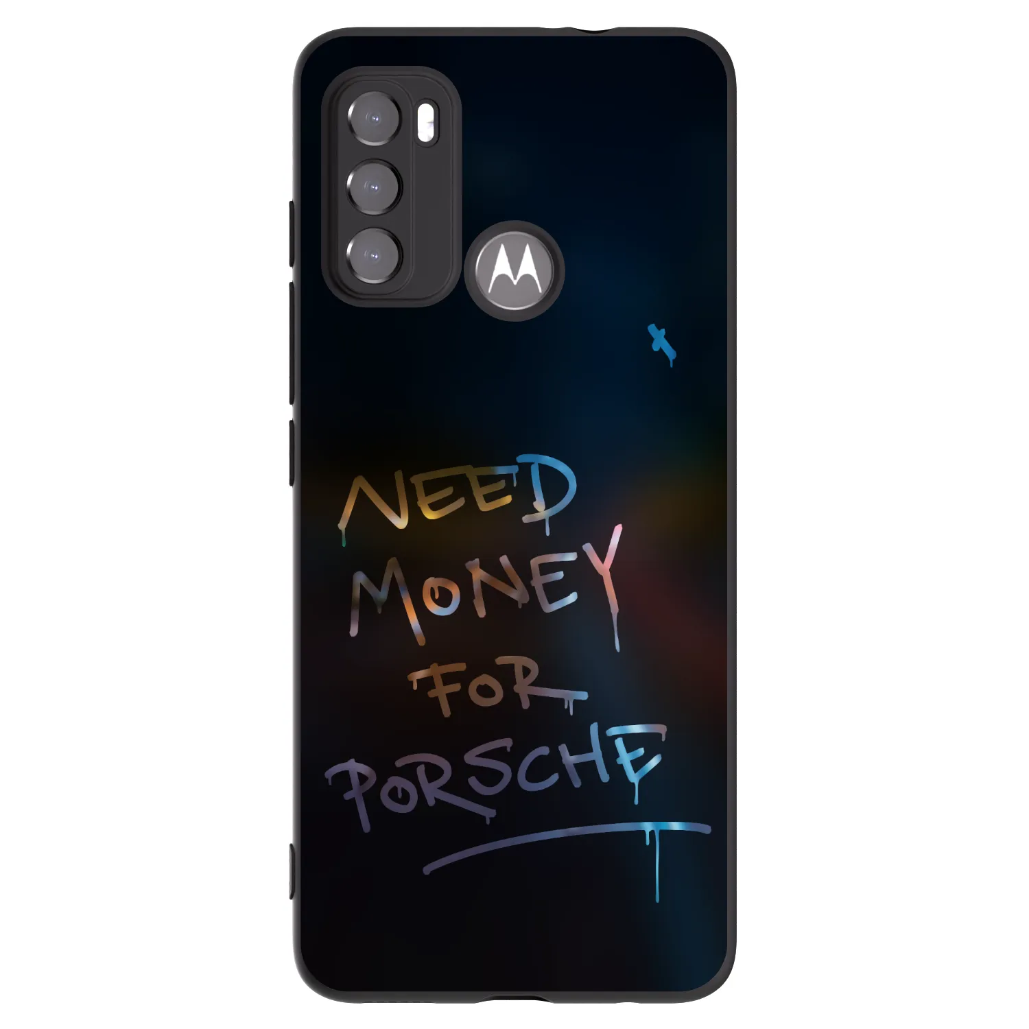 Picasee Motorola Moto G60 Hülle - Schwarzes Silikon - Neon Nights