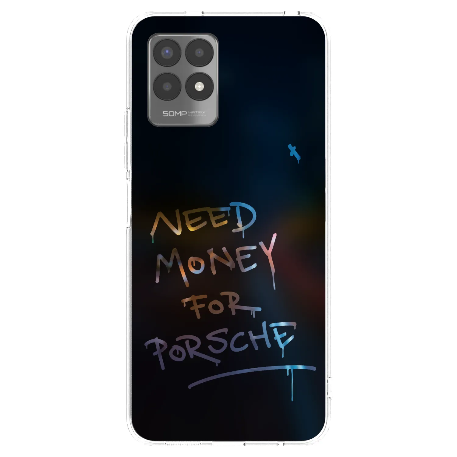 Picasee Realme 8i Hülle - Transparentes Silikon - Neon Nights