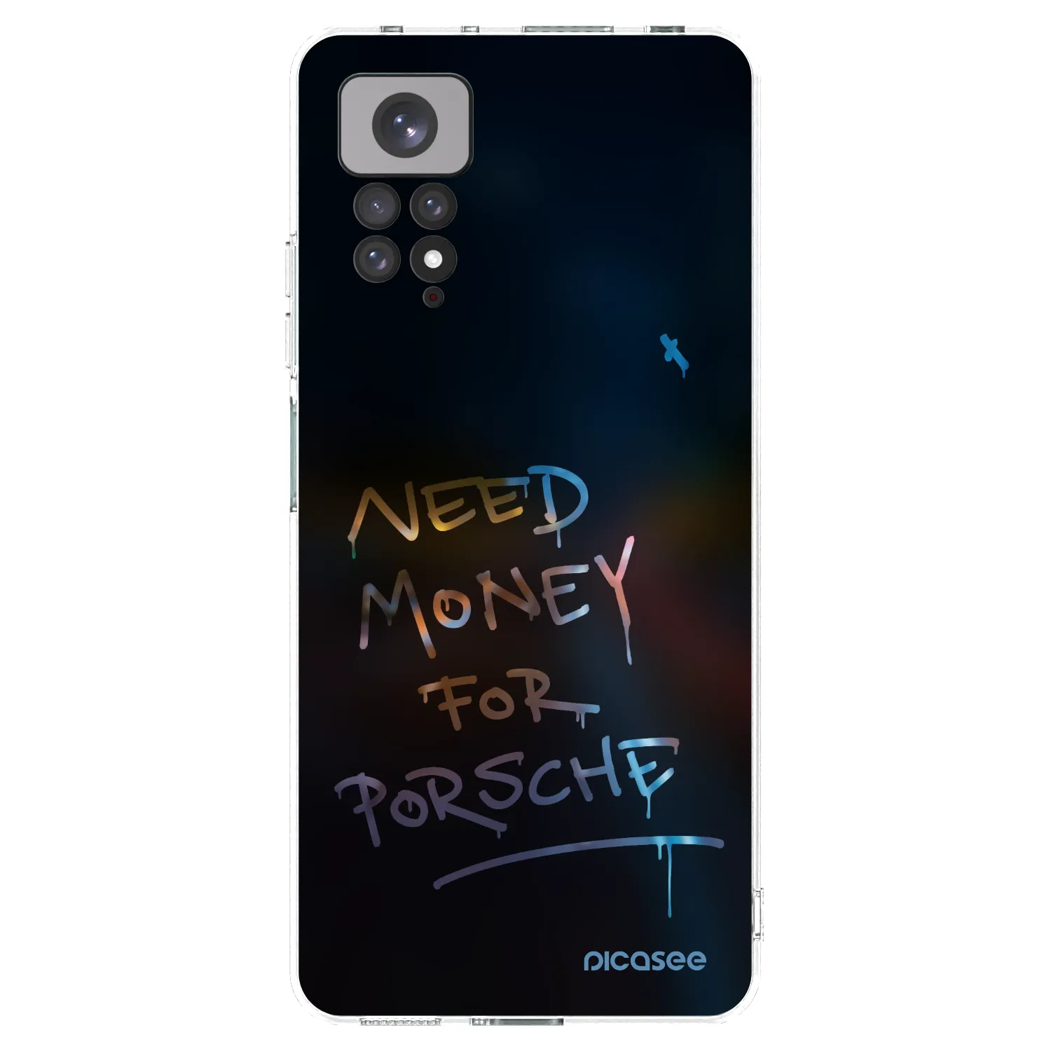 Picasee Xiaomi Redmi Note 11S 4G Hülle - Transparentes Silikon - Neon Nights